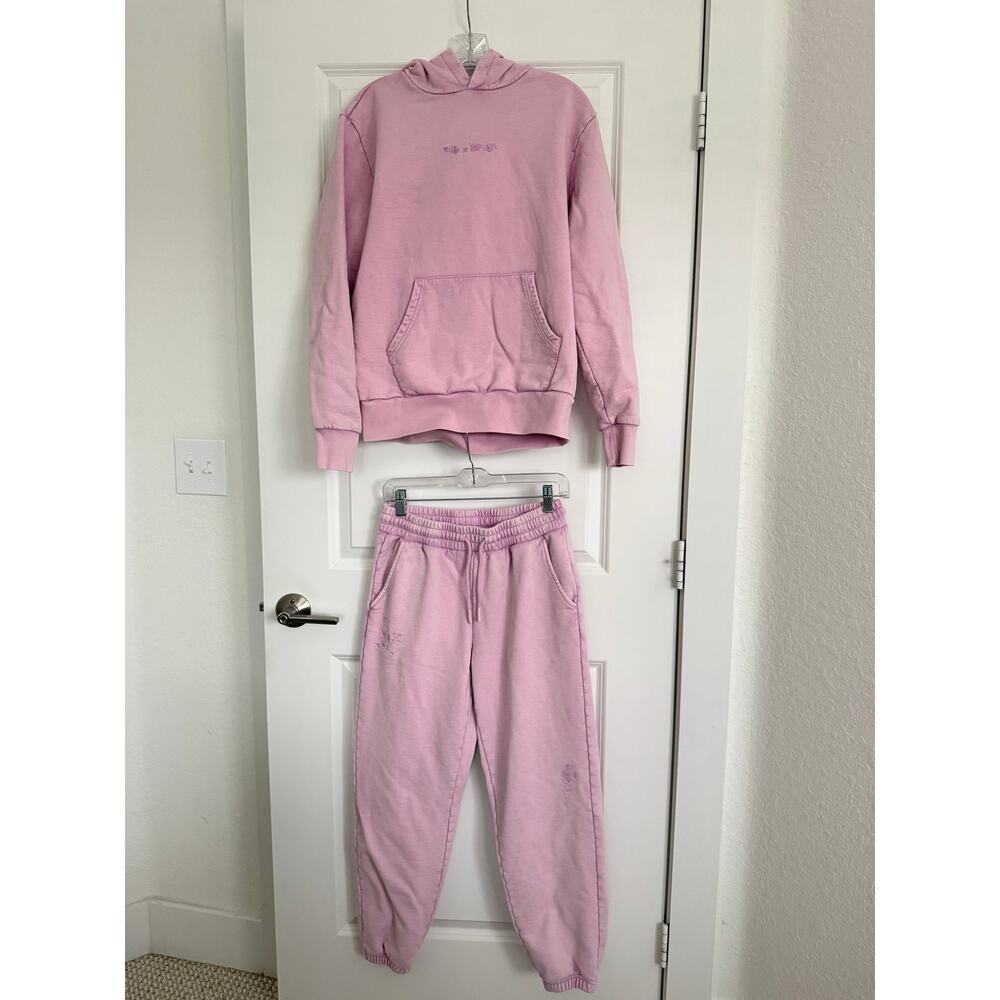 Voight by Valentina Made in Heaven Set Pink Hoodie and Pants Size XS